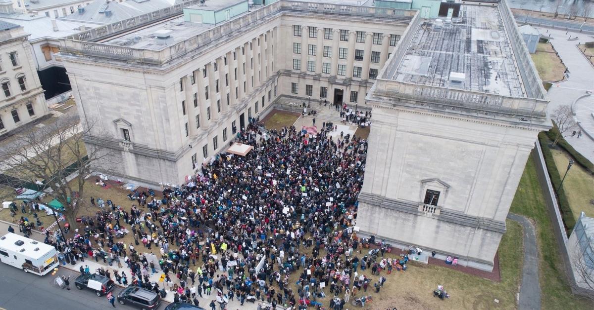 Rally at Trenton, NJ on January 13, 2020